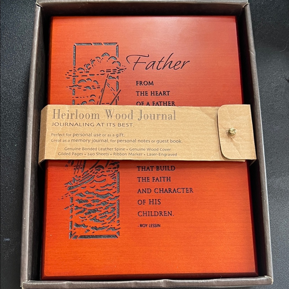 🧡Beautiful Heirloom Wood Journal